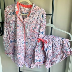 Flannel Paisley PJ Set